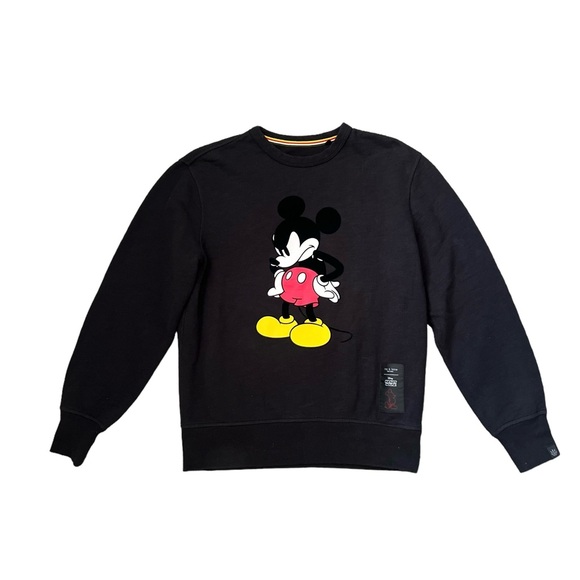 RAG & BONE DETERMINED MICKEY UNISEX SWEATSHIRT BLACK Size Small - Picture 6 of 12
